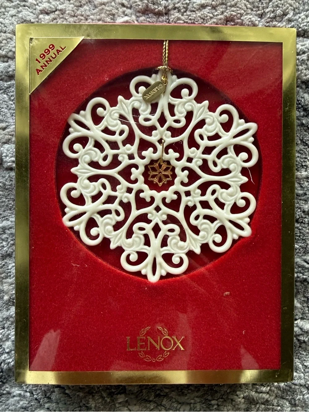 Vintage Lenox 1999 Snow Fantasies Ornament